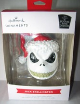 Nightmare Before Christmas Santa Jack Skellington Ornament Hallmark Disney New - £9.09 GBP