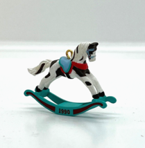 Hallmark Keepsake Miniature Ornament Rocking Horse 1990 - £7.82 GBP