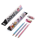 DOMS Zoom Ultimate Dark Triangle 10 Pencils with one Eraser &amp; Sharpener ... - $13.25 CAD