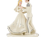 Lenox Disney Cinderella Prince Charming Figurine Wedding Cake Topper Lov... - £109.05 GBP