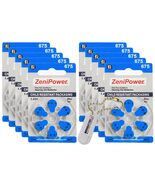 ZeniPower 60 Hearing Aid Batteries Size: 675 + Battery Holder Keychain Kit - $18.85