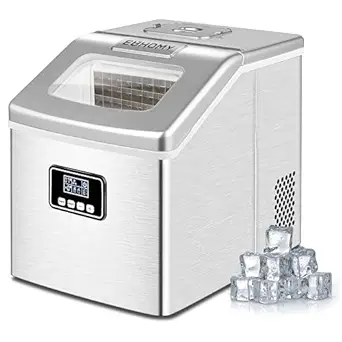 Countertop Ice Maker Machine, 40Lbs/24H Auto Self-Cleaning, 24 Pcs Ice/1... - $333.99