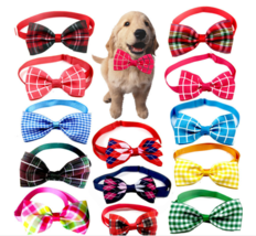 Plaid Pet Tie Cat Dog Scarf Accessories Pet Accessories - £8.14 GBP+