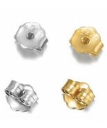 Genuine 925 Sterling Silver Butterfly Earring Push Backs Clutches Ear Fi... - $4.76 CAD+