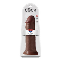 Pipedream King Cock 12 in. Cock Realistic Dildo With Suction Cup Brown - £74.72 GBP