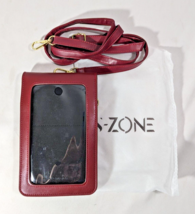 S-ZONE Cross-body Phone Bag Smartphone Tactile Window with Strap 1.4m Brown - £18.09 GBP