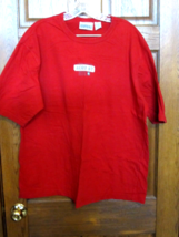 Vintage Aeropostale &quot;Aero 87&quot; Red Cotton Logo T-Shirt - Size XL - £14.76 GBP