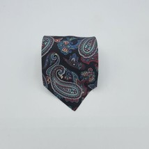 Rooster Mens Formal Necktie 57&quot; 4&quot;W Black/Red Green Neck Tie Silk Blend - $13.99