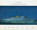 Moore McCormack SS Brasil Northland Cruise Voyage Summary 1964 - $27.72