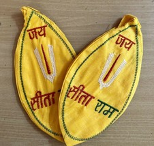 2 X GOMUKHI GOMUKH Jaap Japa Bead Prayer Bag con zip Meditazione Rosario... - $21.39 CAD