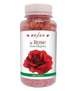 Refan &quot;A Rose from Bulgaria&quot; 250 gr. Bath salts with rose petals. - $8.90