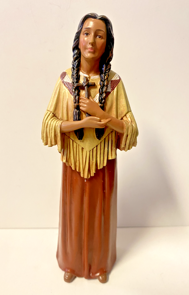 Saint Kateri Tekakwitha Statue  6" New #RM-013