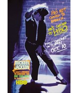 Michael Jackson 24 x 36 HBO Poster Advert For The 1992 &quot;The Dangerous To... - $61.54 CAD