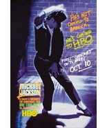 Michael Jackson 24 x 36 HBO Poster Advert For The 1992 &quot;The Dangerous To... - £35.97 GBP