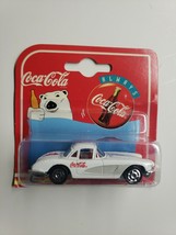 Vintage 1997 Coca Cola - Majorette White 1958 Corvette 1:58 NOS U127 - £9.42 GBP