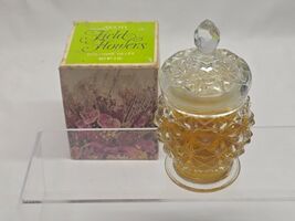 Vintage AVON FIELD FLOWERS Perfume Cologne Gelee Decanter &amp; Original Box... - $186.12 MXN