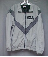 US Army Jacket Physical Fitness PFU Uniform Medium Long Skilcraft Nylon - £15.71 GBP
