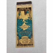 Sherwood Forest Grill Food Cooked in Butter Oak Park ILL Matchbook Cover - £12.55 GBP