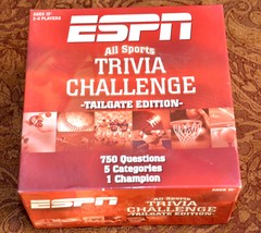 2005 ESPN All Sports Trivia Challenge Game – Tailgate Edition - $25.00