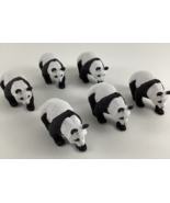 Safari Giant Panda Bear PVC 4&quot; Figure Animal Realistic 6pc Lot Black White - $563.33 MXN