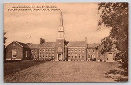 Indianapolis IN Butler University Main Building School Of Religion Postcard A41 - £7.82 GBP