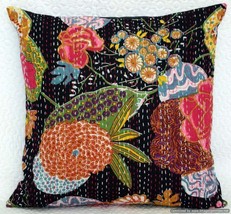 Kantha Pillow Covers, Kantha Cushion Cover, Indian Cotton Pillow Cover JP168 - £9.96 GBP+