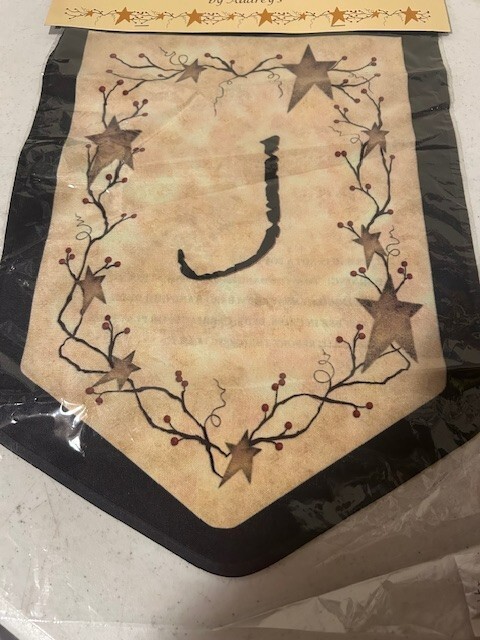 Letter J Country Garden Flag Item image 2
