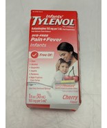 TYLENOL Infants&#39; Pain + Fever Acetaminophen 1 fl oz Cherry Exp 07/26 Dam... - $182.31 MXN