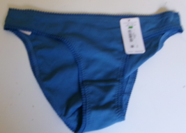 One On Gossamer Hip Bikini Size Large Blue - $12.82