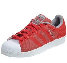 Authenticity Guarantee 
Adidas Superstar Weave Pack Tomato Red Footwear White... - £79.32 GBP