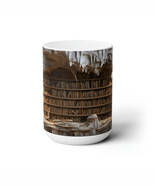 15oz Bookshelf Ceramic Coffee Mug - $470.20 MXN