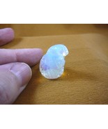 (Y-SNAK-512) White Opalite COBRA Snake Coiled gemstone carving SERPENT s... - £6.75 GBP