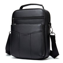 Crossbody Bags for Men Fashion Men&#39;s Designer Shoulder Bag Men Genuine Leather B - £47.47 GBP