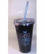 TAYLOR SWIFT 1989 World Tour VIP TUMBLER Cup Straw Tour Merchandise NEW ... - $49.38