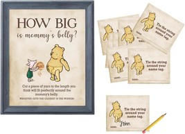 Classic Winnie Party Game Pooh Baby Shower Games for 40 Guests How Big i... - £25.67 GBP