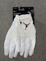 Jordan Oklahoma Sooners Superbad Football Gloves Size Large - £157.31 GBP