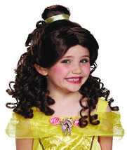 Disney Princess Belle Beauty &amp; the Beast Girls&#39; Wig - £67.18 GBP