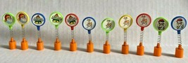 Vintage Vending Springy Christmas Pencil Topper Toys Lot of 6 Random New Old Stk - £6.00 GBP