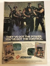 1988 Kanomi Contra Nintendo Vintage Print Ad Advertisement  pa21 - £6.22 GBP