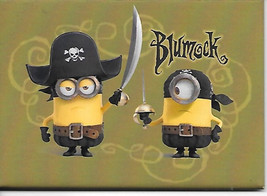 Minions Movie Eye Matey Stuart and Kevin as Pirates Refrigerator Magnet ... - $3.99