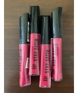 4 x Rimmel Stay Satin Liquid Lip Color NEW #400 Obsession Lot of 4 - £18.48 GBP