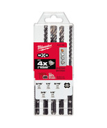 Milwaukee 48-20-7498 5-Piece MX4 4-Cutter SDS-Plus Rotary Hammer-Drill B... - £57.98 GBP