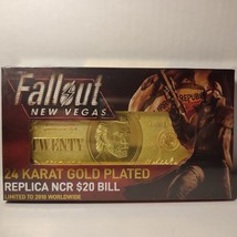 Fallout New Vegas NCR Bill Replica Gold Plated Ingot Official Collectible - £38.90 GBP