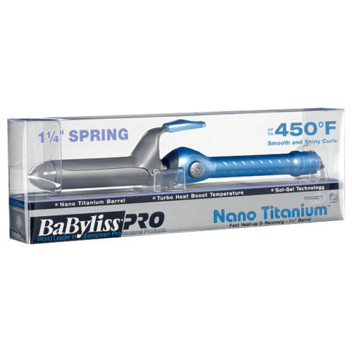 babyliss pro nano titanium 1-1/4" spring curling iron