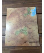 (1) Of Battletech 1985 A Game Of Armored Combat Cardstock Hex Map Fasa - $24.27 CAD