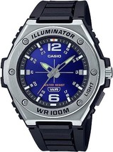 Casio MWA100H-2A Men&#39;s Illuminator Analog Royal Blue &amp; Black Resin Band ... - £31.60 GBP