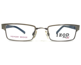 IZOD Kids Eyeglasses Frames X 79 GUNMETAL Brushed Gray Blue 43-18-120 - £32.86 GBP