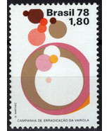 ZAYIX Brazil 1565 MNH Medical Eradication of Smallpox 062723S157M - £1.19 GBP