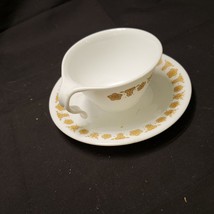 Corelle - Butterfly Gold - Hook Handled Cup And Saucer Set - £3.58 GBP