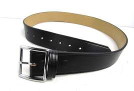 1611 DutyMan Garrison Belt 1.75” Black Leather w/ Silver Buckle - Size 3... - $24.70